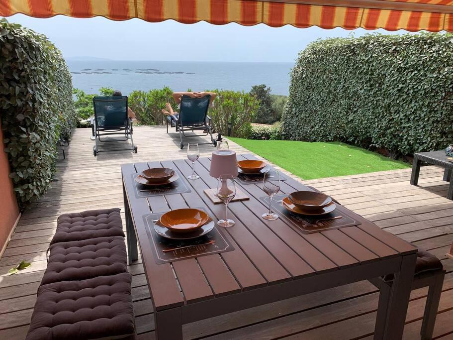Ajaccio Maison Bord De Mer Dans Residence Avec Piscine Exteriör bild